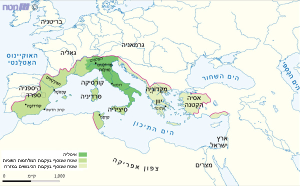 האימפריה הרומית במאה ה- 2 לפני הספירה